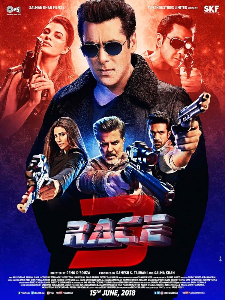 Race 3 (2018) Hindi Movie 1080p 720p 480p BluRay ESubs Download