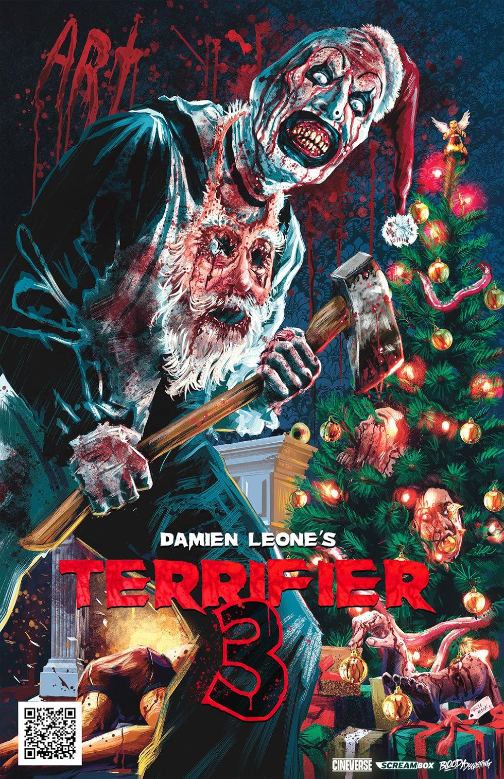 Terrifier 3 2024 English 1080p | 720p | 480p HDRip ESub Download