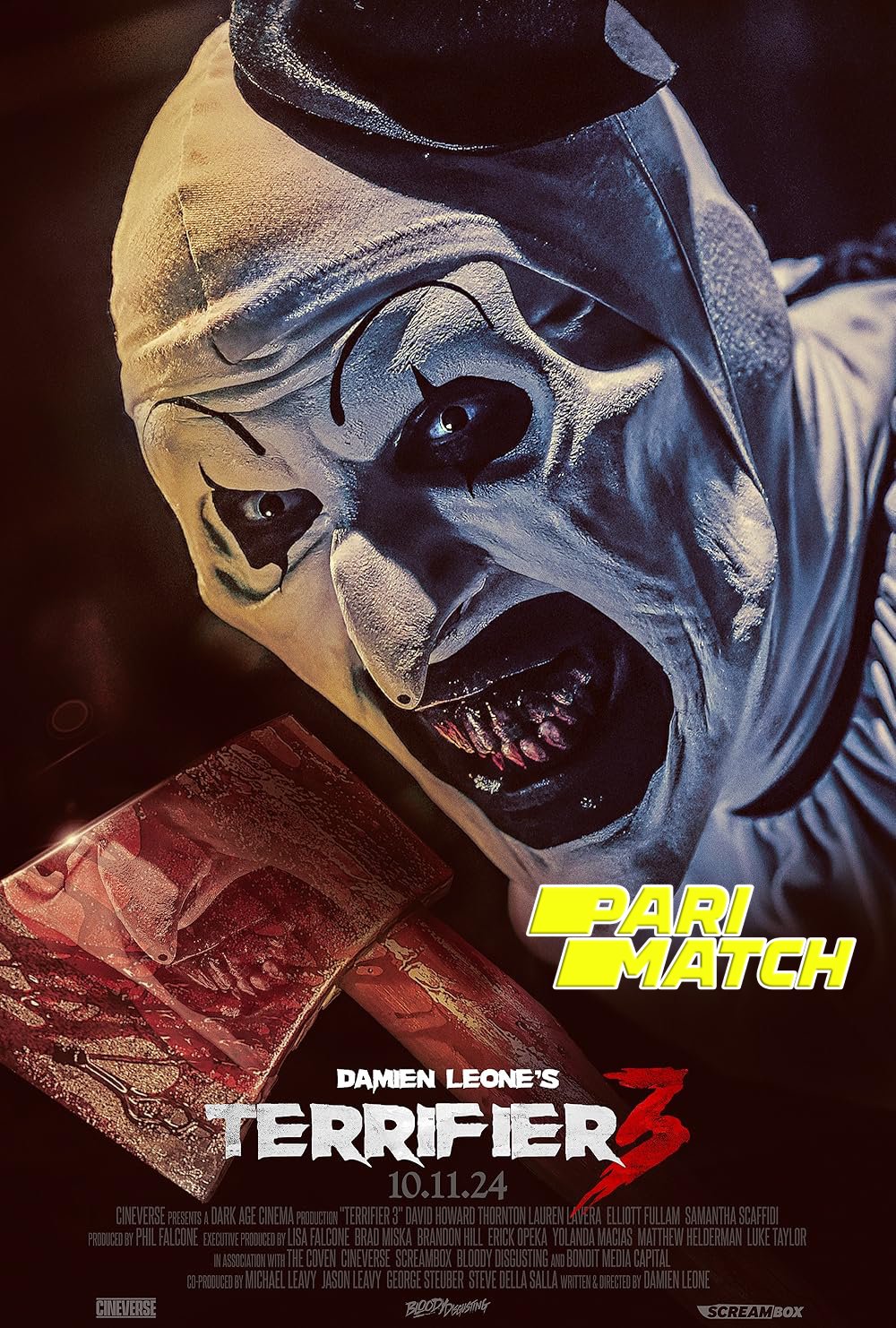 Terrifier 3 2024 Hindi (HQ-Dub) 1080p 720p 480p HDCAM Download