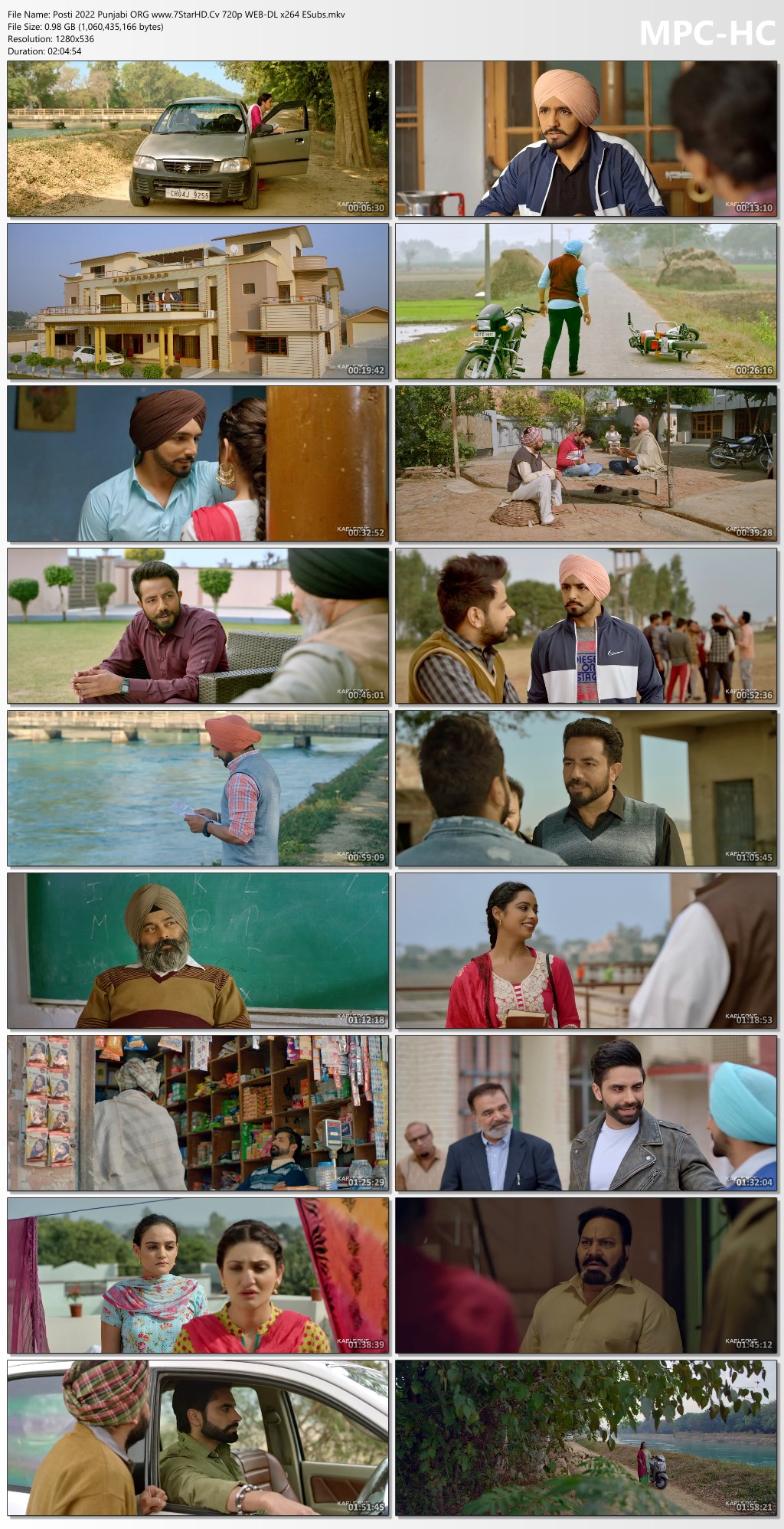 Posti 2022 Punjabi ORG www.7StarHD.Cv 720p WEB DL x264 ESubs.mkv thumbs