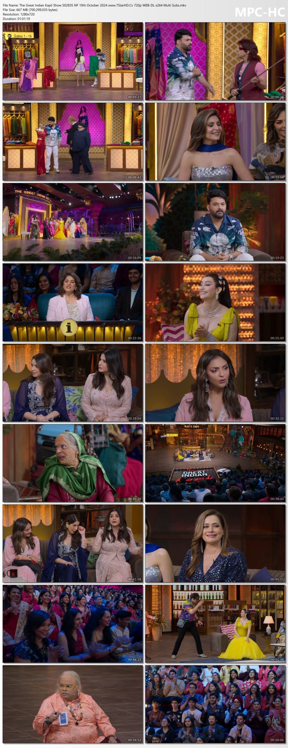 The Great Indian Kapil Show S02E05 NF 19th October 2024 www.7StarHD.Cv 720p WEB DL x264 Multi Subs.mkv thumbs scaled