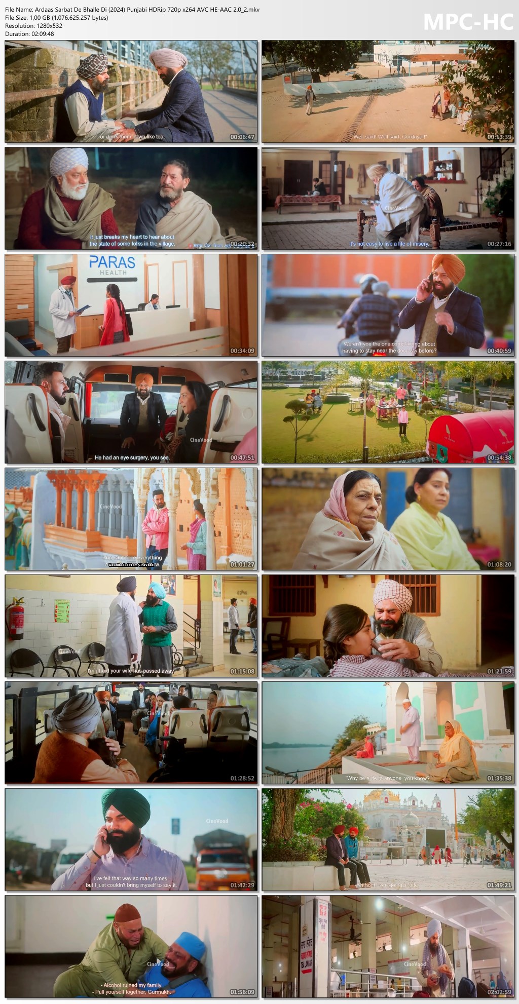 Ardaas Sarbat De Bhalle Di 2024 Punjabi HDRip 720p x264 AVC HE AAC 2.0 2.mkv thumbs