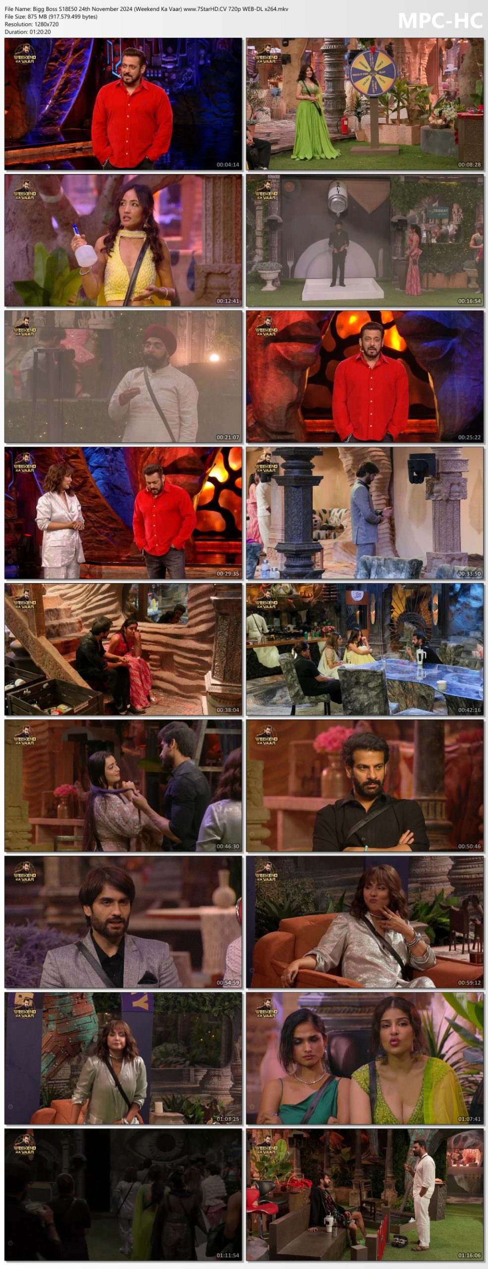 Bigg Boss S18E50 24th November 2024 Weekend Ka Vaar www.7StarHD.CV 720p WEB DL x264.mkv thumbs 1 scaled