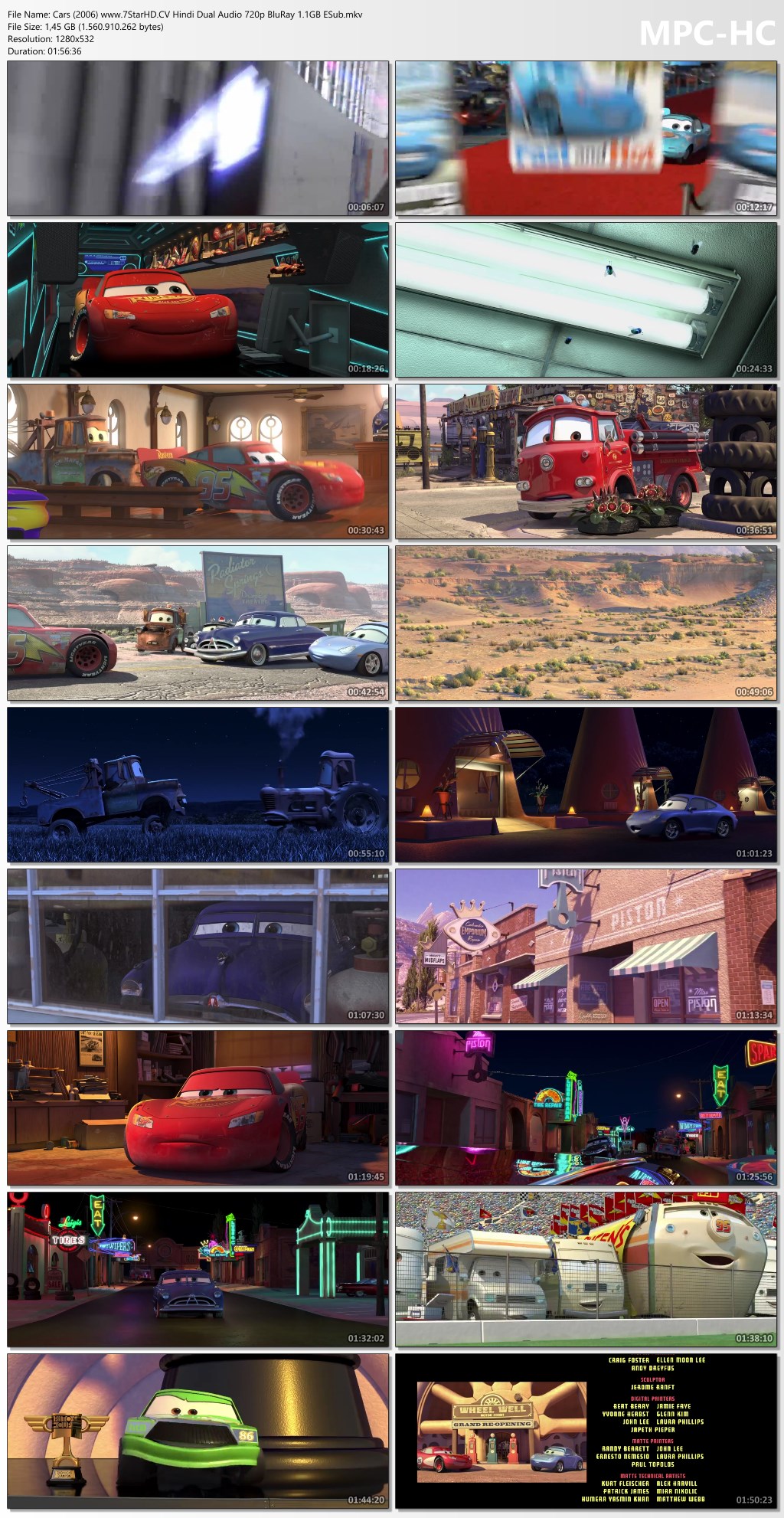 Cars 2006 www.7StarHD.CV Hindi Dual Audio 720p BluRay 1.1GB ESub.mkv thumbs