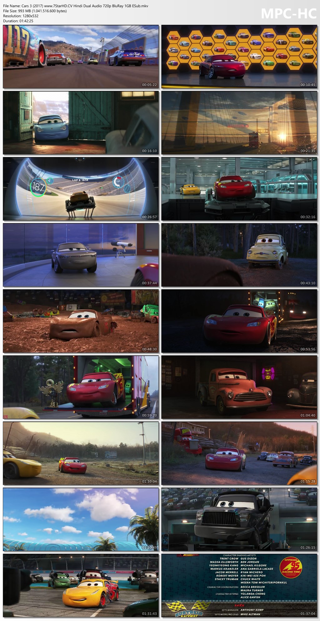 Cars 3 2017 www.7StarHD.CV Hindi Dual Audio 720p BluRay 1GB ESub.mkv thumbs