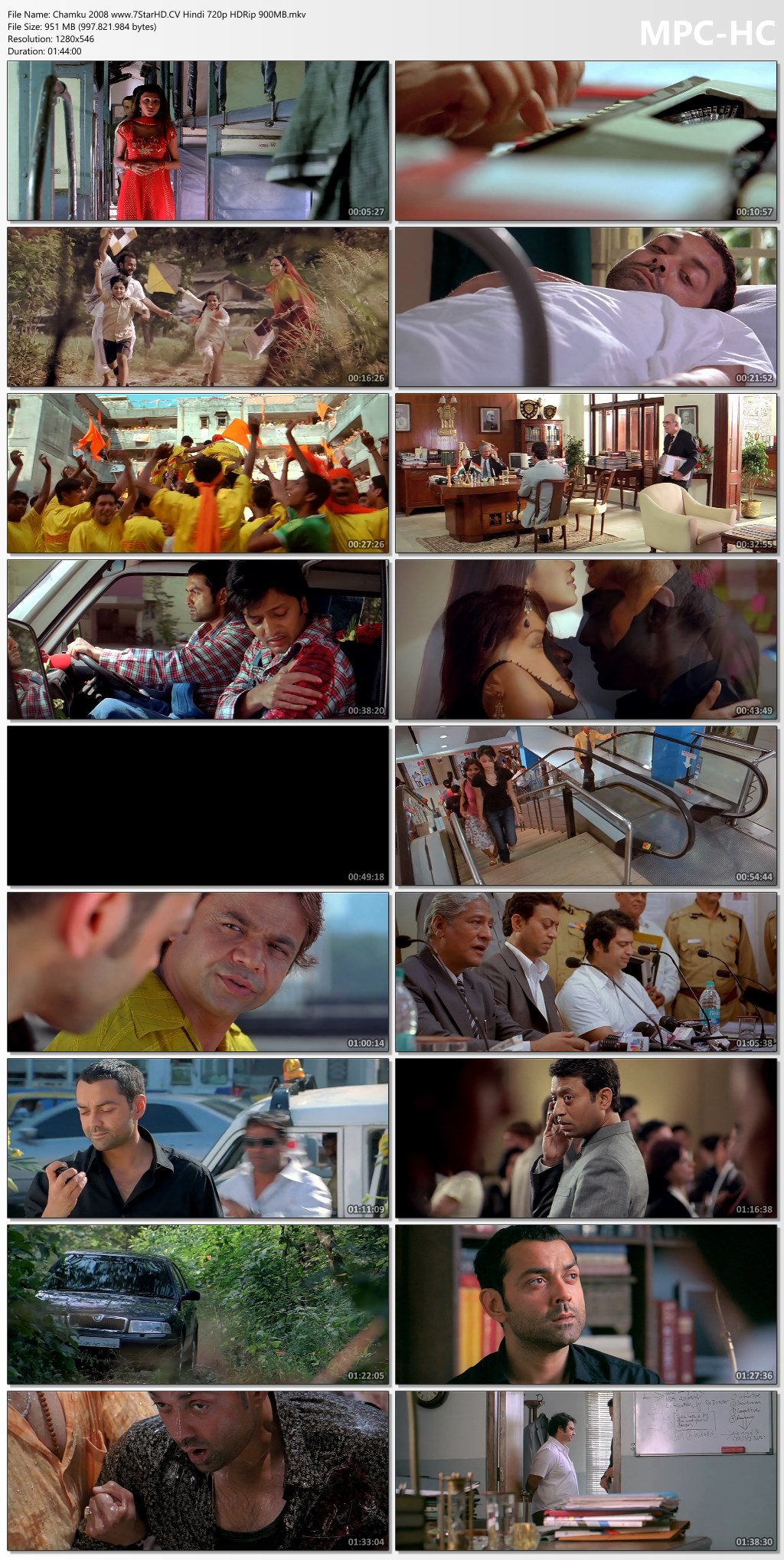 Chamku 2008 www.7StarHD.CV Hindi 720p HDRip 900MB.mkv thumbs