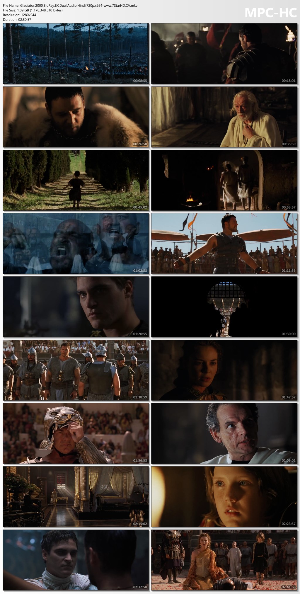 Gladiator.2000.BluRay.EX .Dual .Audio .Hindi .720p.x264 www.7StarHD.CV .mkv thumbs