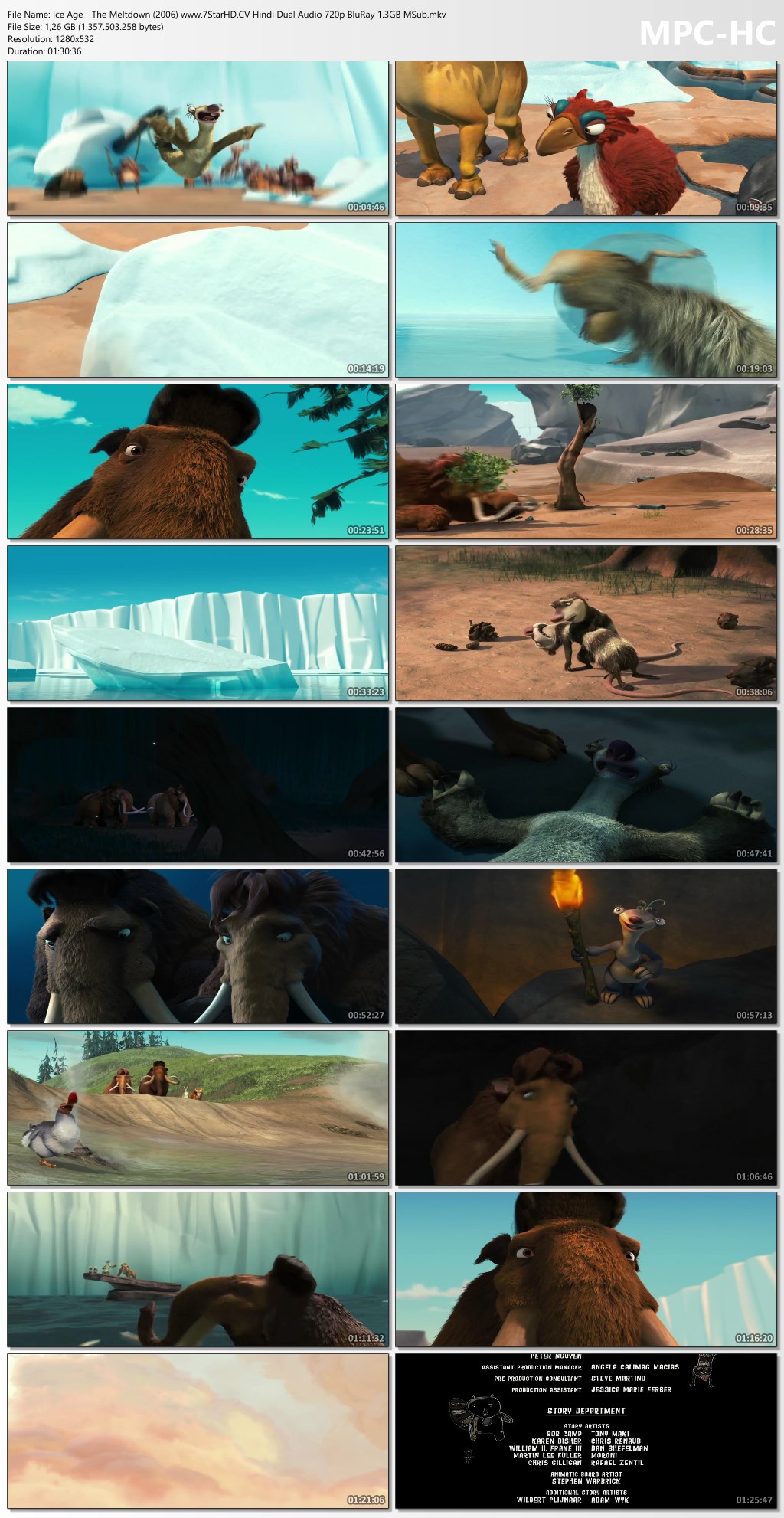 Ice Age The Meltdown 2006 www.7StarHD.CV Hindi Dual Audio 720p BluRay 1.3GB MSub.mkv thumbs