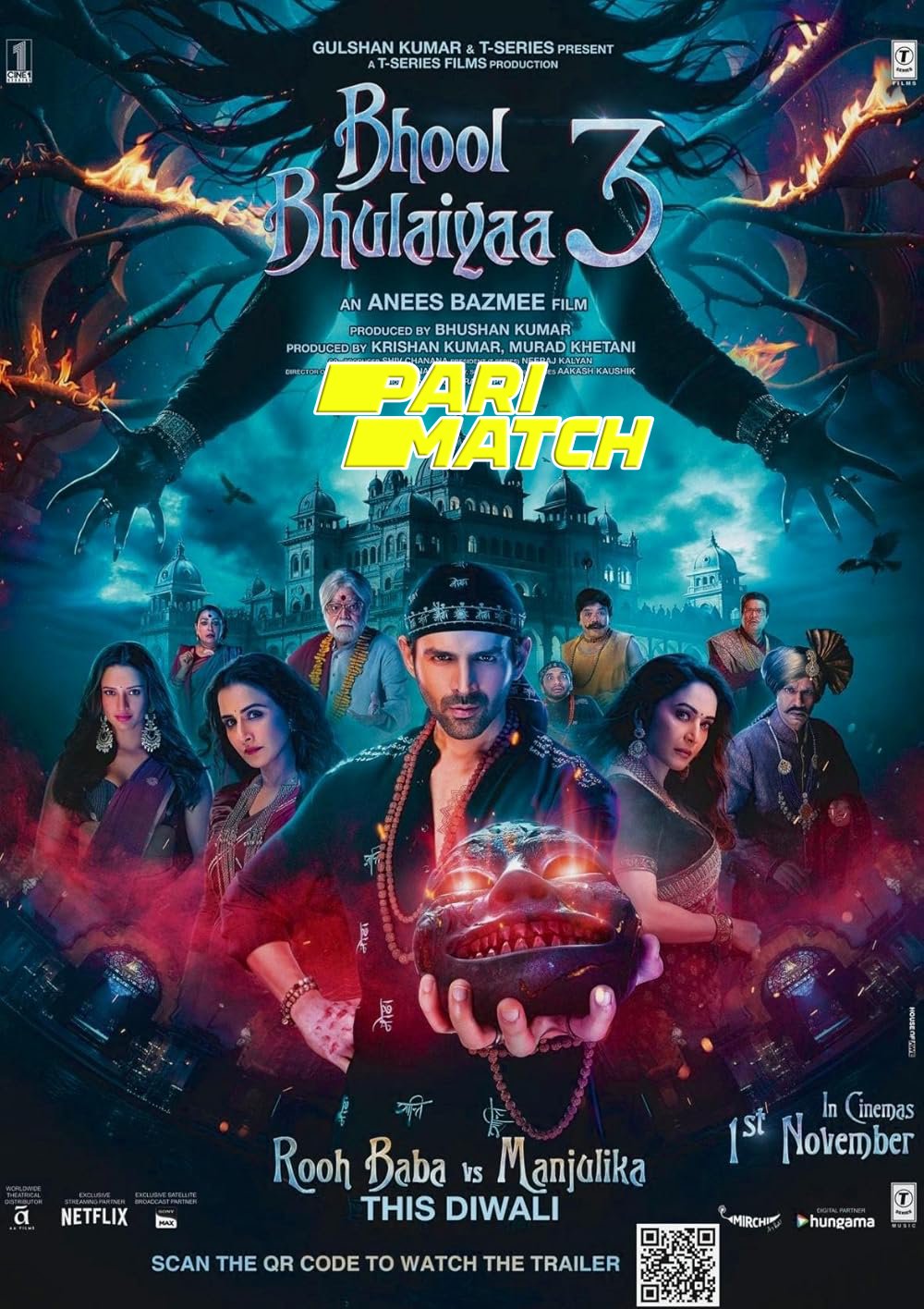 Bhool Bhulaiyaa 3 2024 Hindi Movie 1080p 720p 480p CAMRip [PariMatch] Online Stream