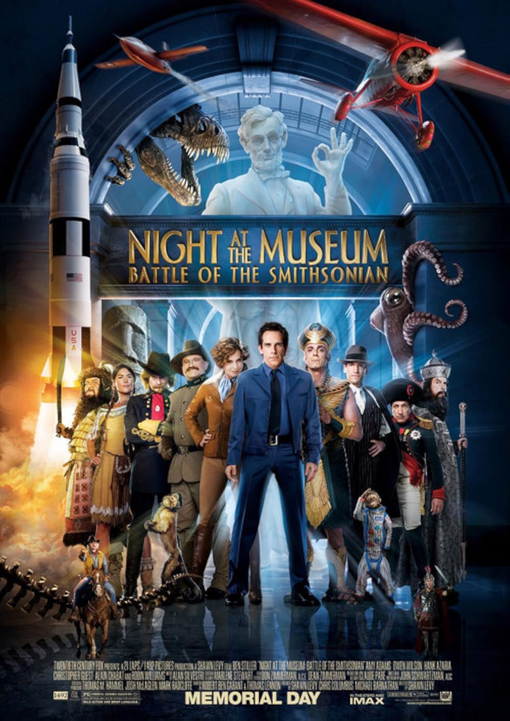 Night at the Museum Battle of the Smithsonian 2009 Hindi Dual Audio 1080p | 720p | 480p BluRay MSub