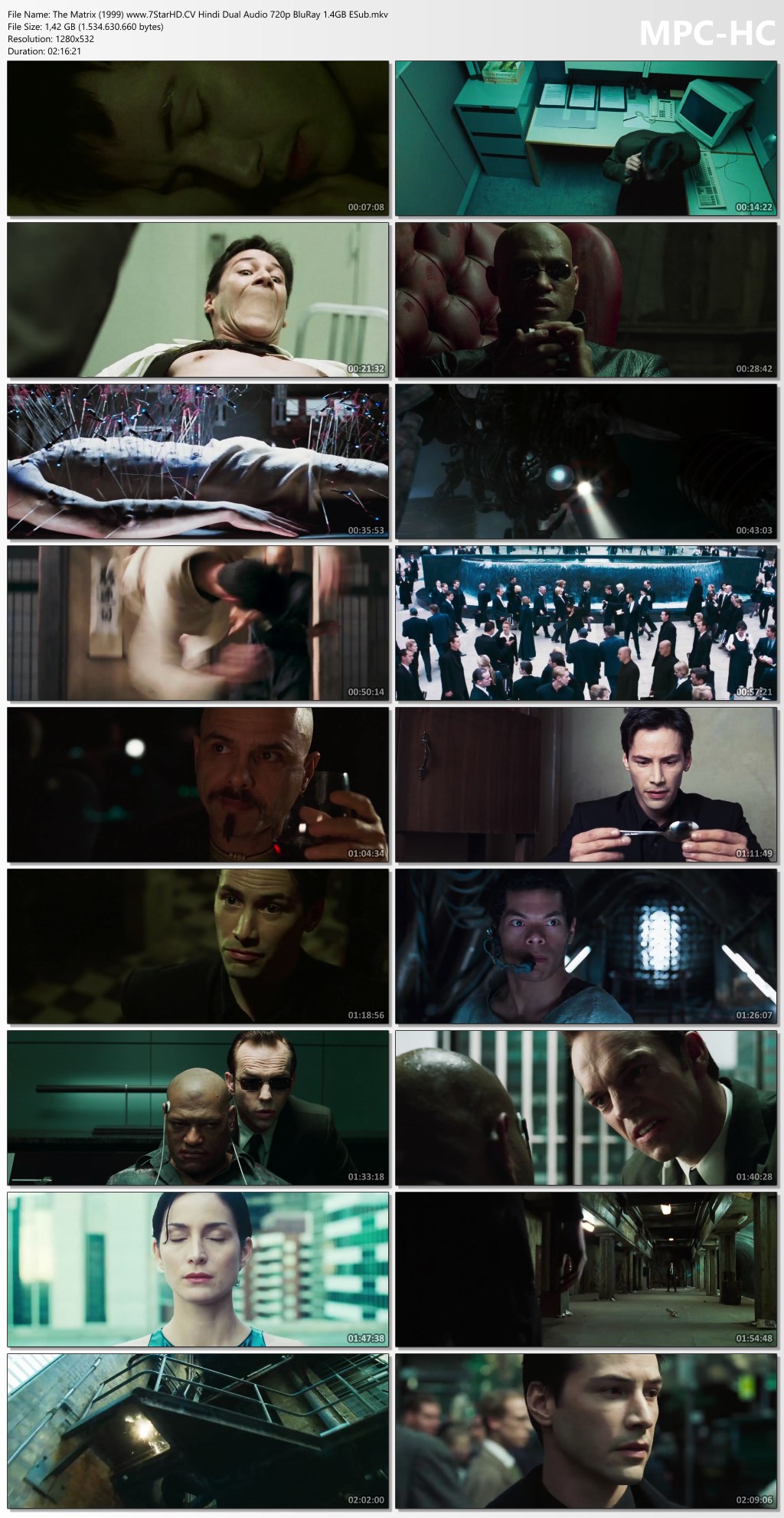 The Matrix 1999 www.7StarHD.CV Hindi Dual Audio 720p BluRay 1.4GB ESub.mkv thumbs