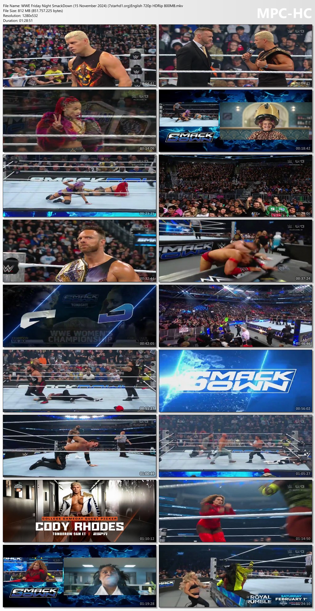 WWE Friday Night SmackDown 15 November 2024 7starhd1.orgEnglish 720p HDRip 800MB.mkv thumbs