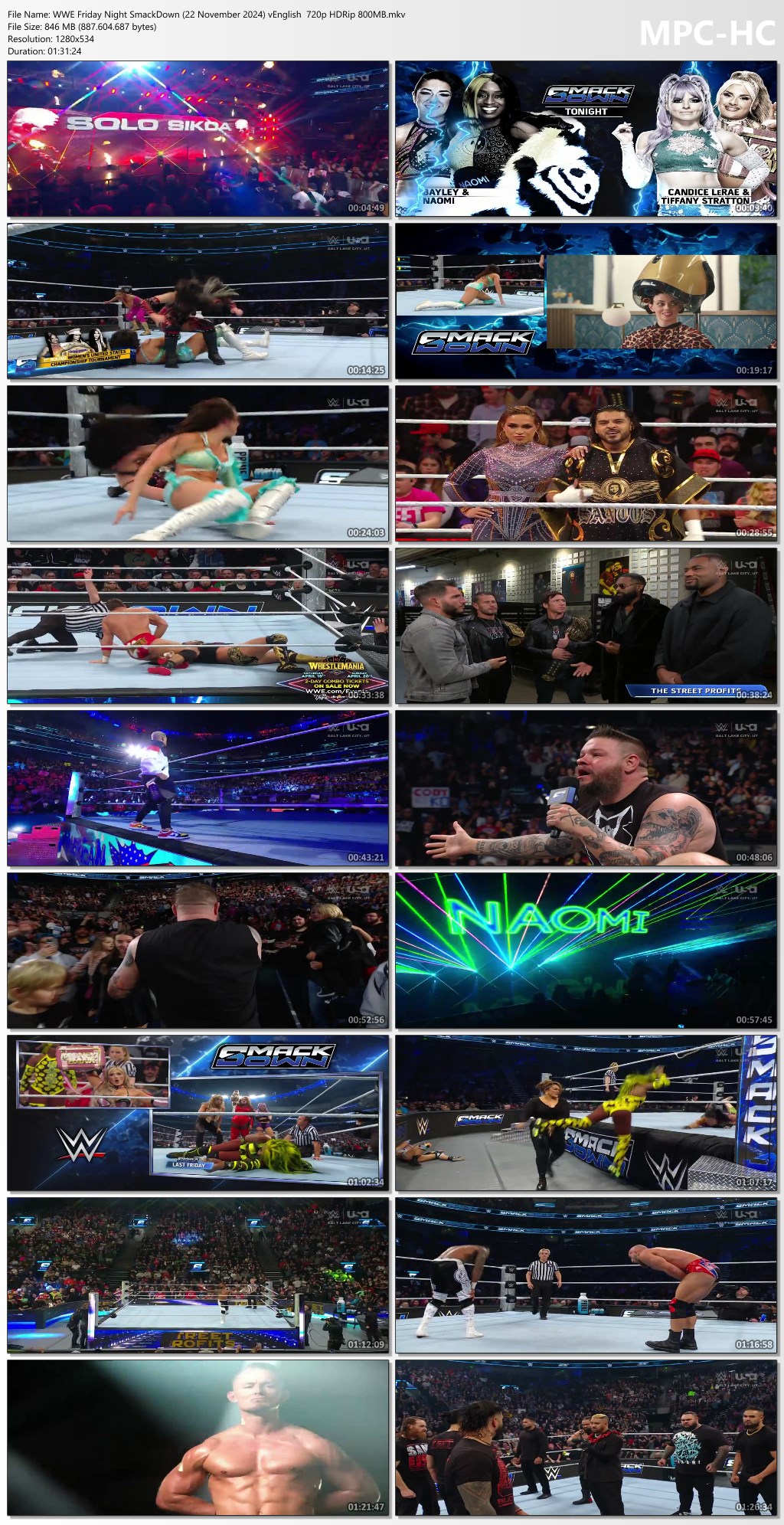 WWE Friday Night SmackDown 22 November 2024 vEnglish 720p HDRip 800MB.mkv thumbs