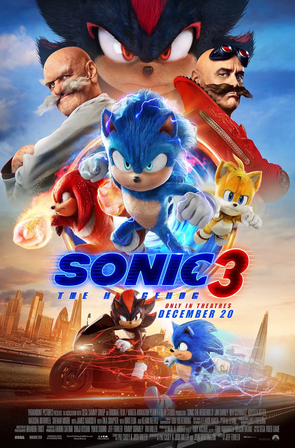 Sonic the Hedgehog 3 2024 Hindi HQ Dubbed 1080p | 720p | 480p HDCAM