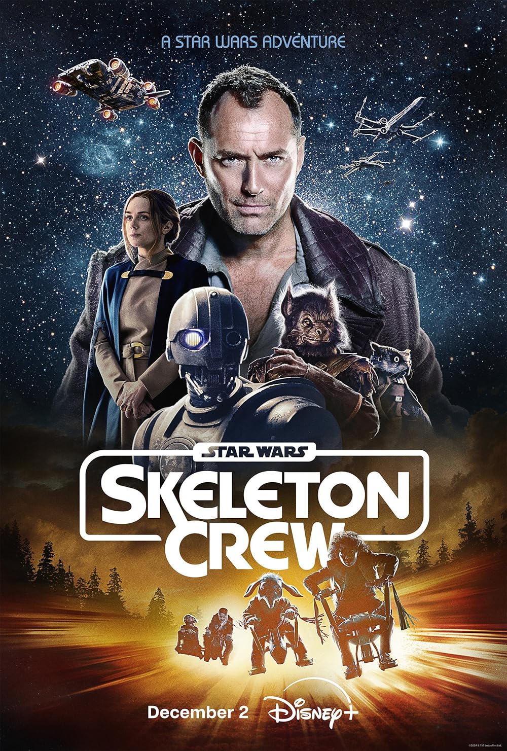 Star Wars Skeleton Crew 2024 S01E01-E03 Hindi 1080p | 720p | 480p HDRip