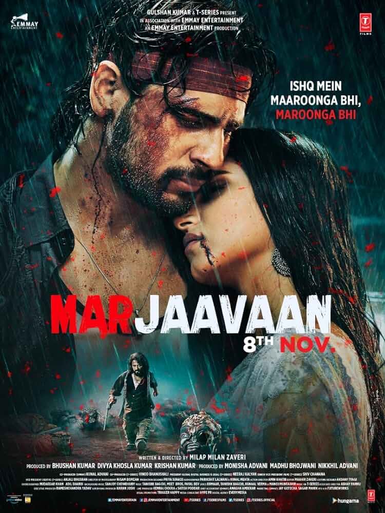 Marjaavaan (2019) Hindi Movie 1080p | 720p | 480p HDRip ESub Download