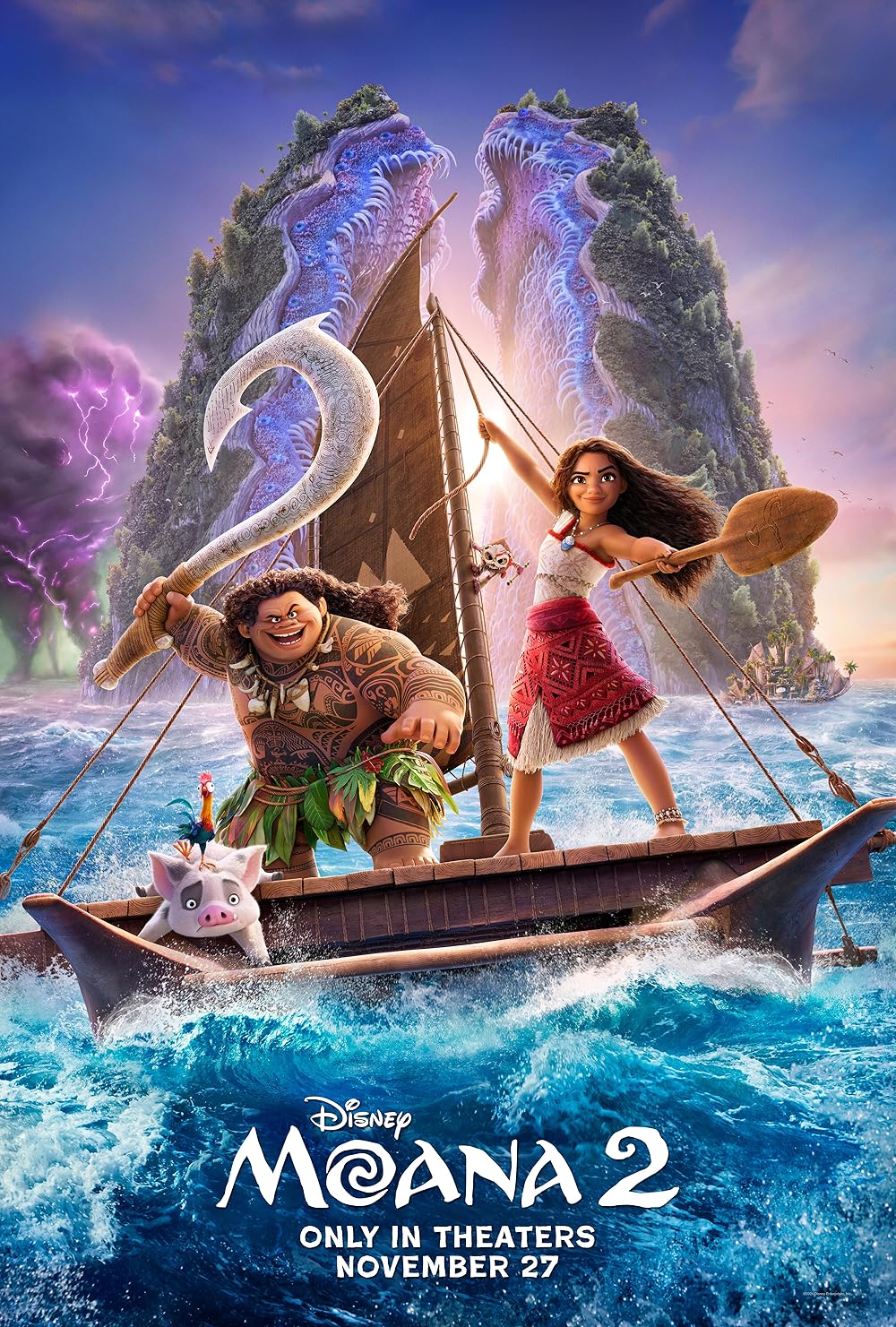 Moana 2 2024 Hindi HQ Dubbed 1080p | 720p | 480p HDRip