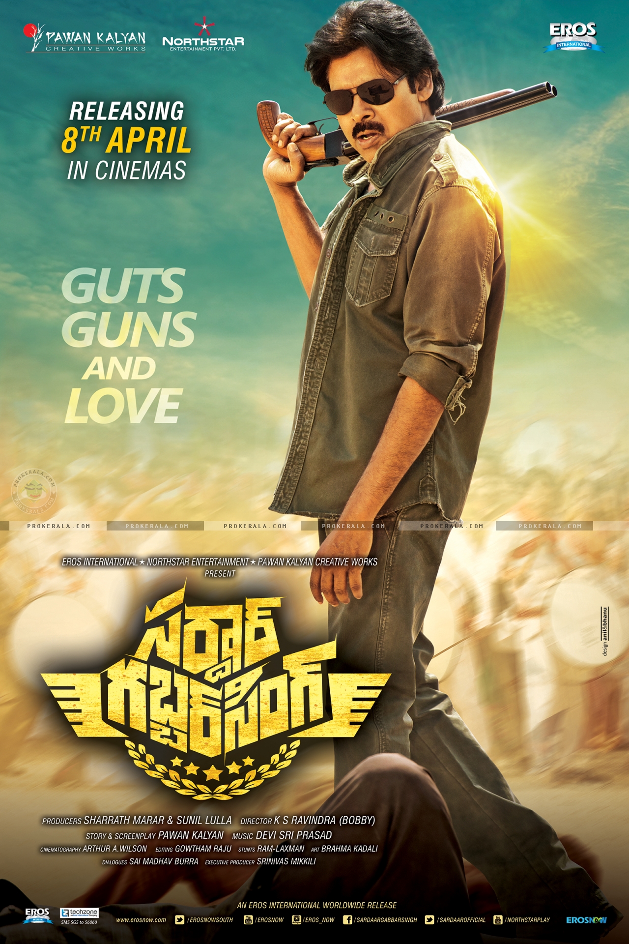 Sardaar Gabbar Singh 2016 Hindi Dubbed 1080p | 720p | 480p HDRip ESub