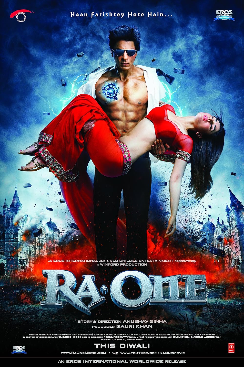 Ra.One 2011 Hindi 1080p | 720p | 480p BluRay ESub