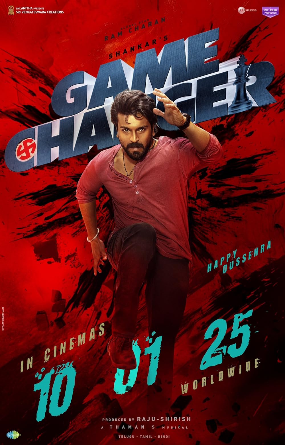 Game Changer 2025 Hindi Official Trailer 1080p | 720p | 480p HDRip