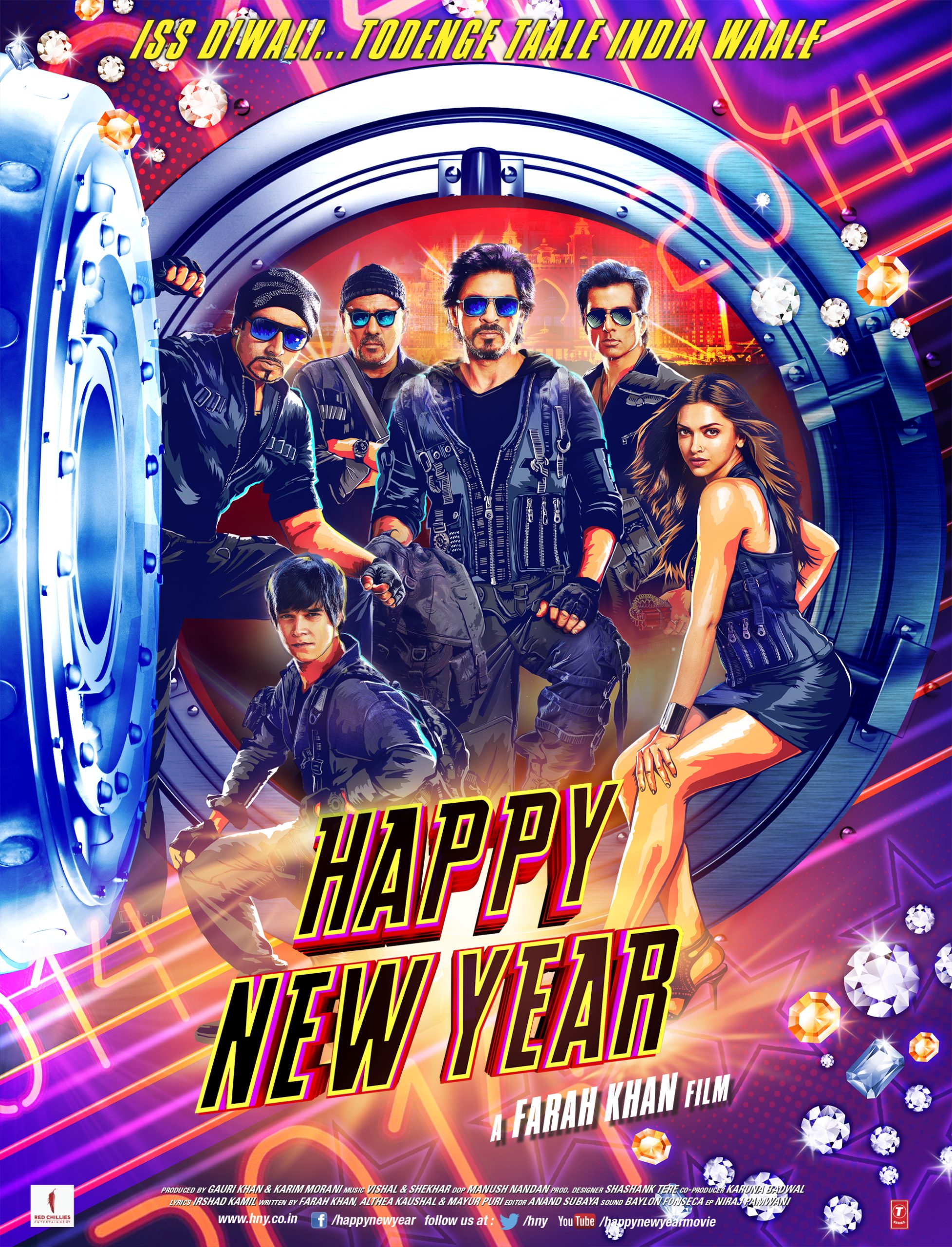 Happy New Year 2014 Hindi 1080p | 720p | 480p BluRay ESub